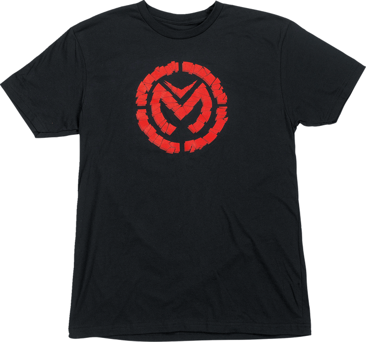 Moose Racing Fractured T-Shirt - Black/Red - 2Xl 3030-22762