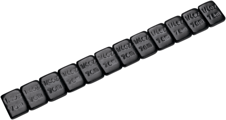 Motion Pro Wheel Weights - Adhesive Stick-On - Black - 1/4 Oz - 72 Pack 08-0455