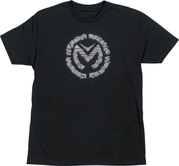 Moose Racing Fractured T-Shirt - Black/Silver - 2Xl 3030-22757