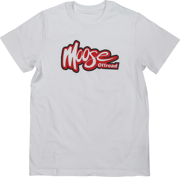 Moose Racing Youth Off-Road T-Shirt - White - Large 3032-3704