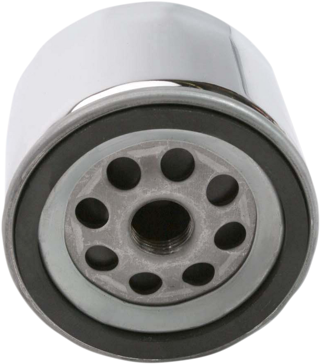Drag Specialties Oil Filter With Nut - Chrome