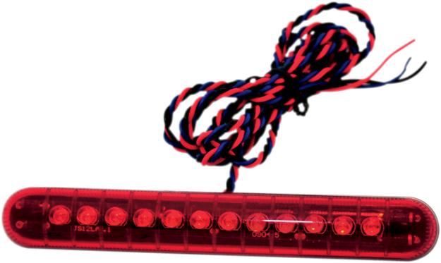 Custom Dynamics Dual Intensity Led Light Bar - Non-Sequential With Flashing Brake - Red Lb03