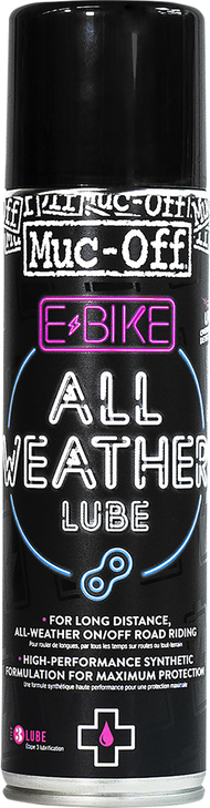 Muc-Off Usa E-Bike All-Weather Lube - 8.4 U.S. Fl Oz. - Aerosol 20283Us