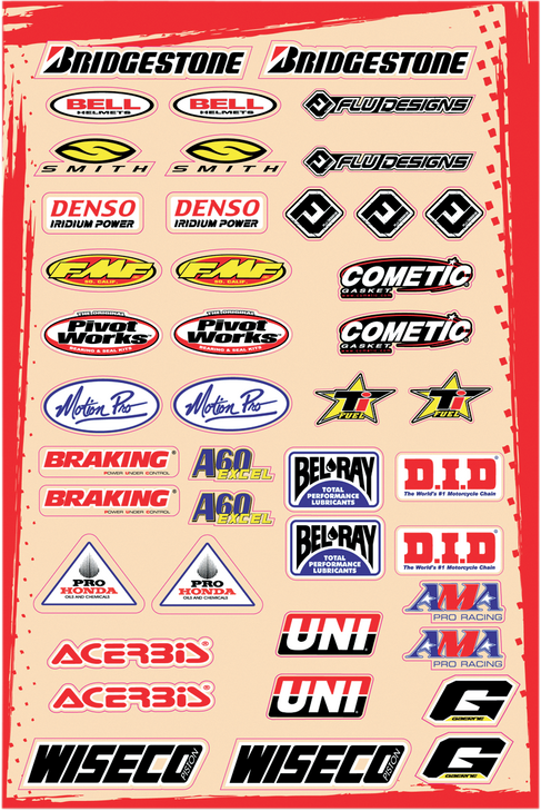 Flu Designs Inc. Decal Logo Kit - C 00504