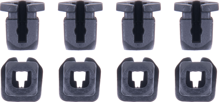 Supertech R10 Spoiler Connector Set - Black 8951824-10