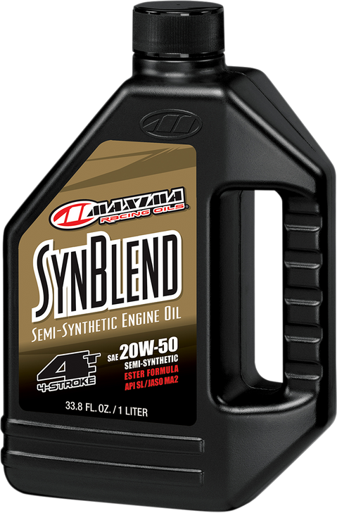 Maxima Racing Oil Synblend Semi-Synthetic Oil - 20W50 - 1L 35901B