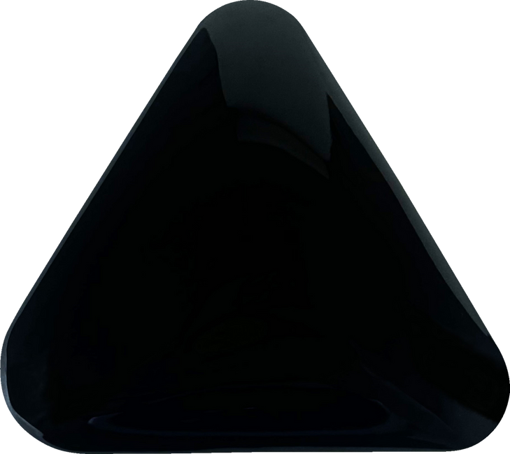 Fender 3-Hole Cover - Rear - Black Cd-Elim-Tri-B