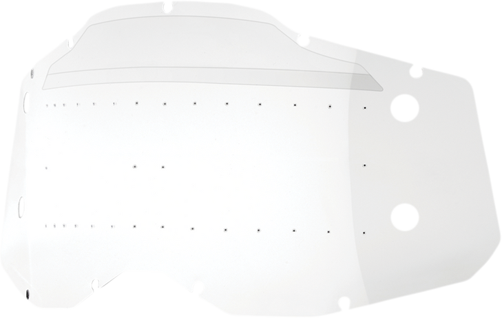 100% Accuri 2/Racecraft 2/Strata 2 Forecast Lens - With Bumps - Clear 59100-00001