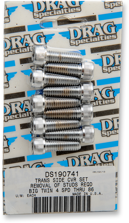 Drag Specialties Bolt Kit - Kick Cover - Socket-Head