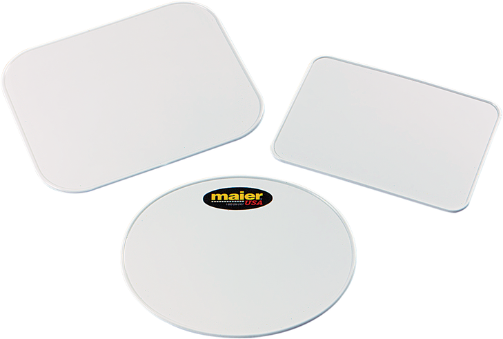 Maier Univesal Number Plate - 10" X 12" - White 509891