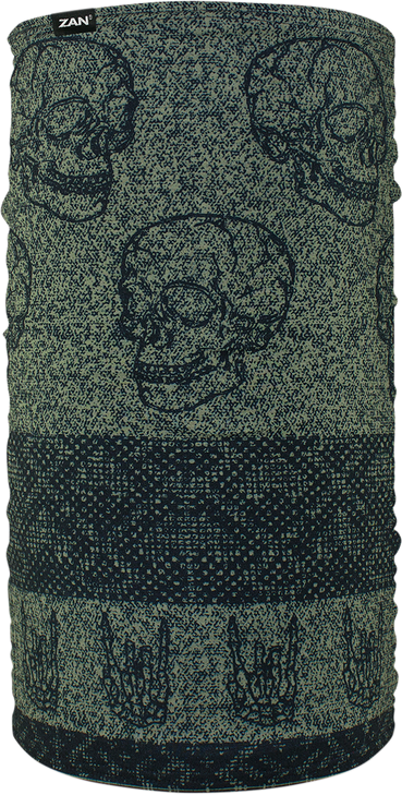 Zan Headgear Motley Tube Fleece Lined - Skull Fairilse Tf123