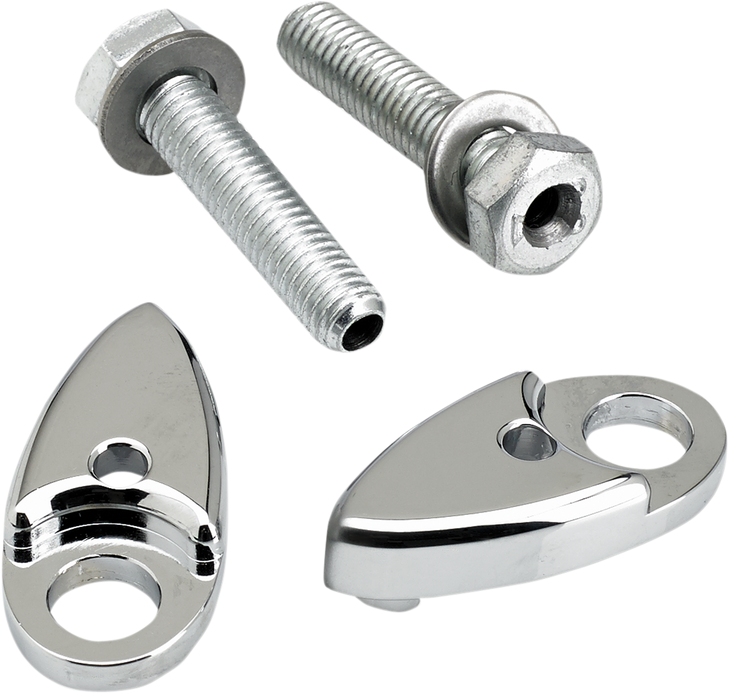 Joker Machine Adapter Plates - Dyna - Chrome 05-55-3C