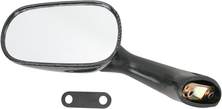 Mirror - Side View - Carbon Fiber - Rectangle - Left - Honda 20-87092