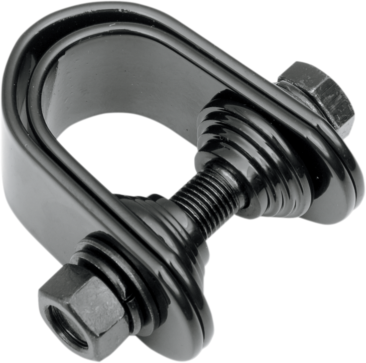 Drag Specialties Mini Speedometer/Tachometer Clamp - For 1"/1.25" Tube - Gloss Black