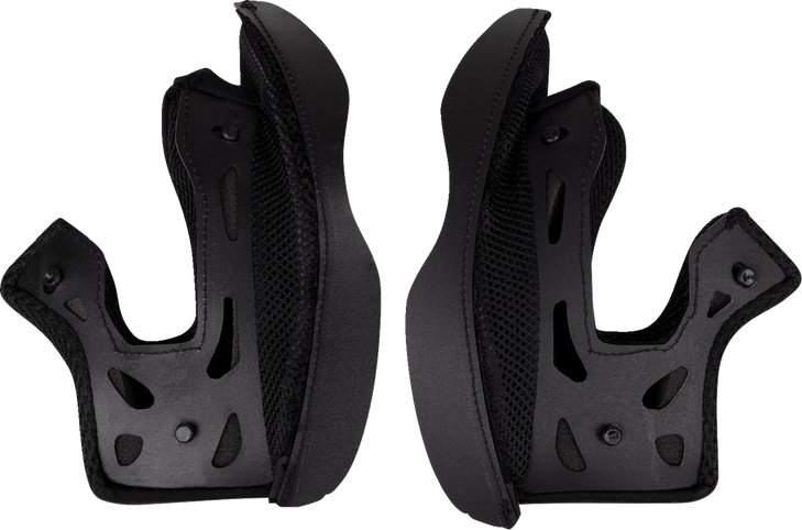 Moose Racing Air Intake Cheek Pads - Black - Xs 0134-3195