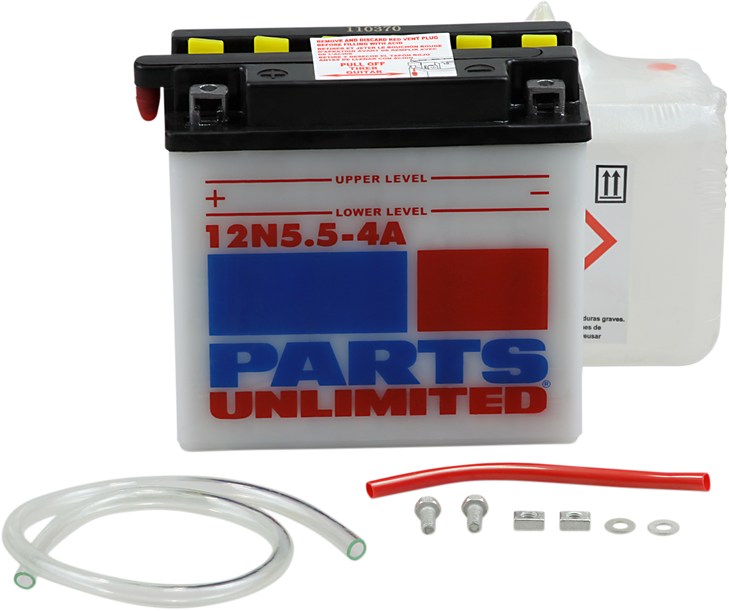 Parts Unlimited Battery - 12N5.5-4A