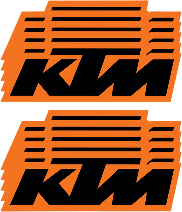 D'Cor Visuals Ktm Decal - 6" - 10 Pack 40-30-107