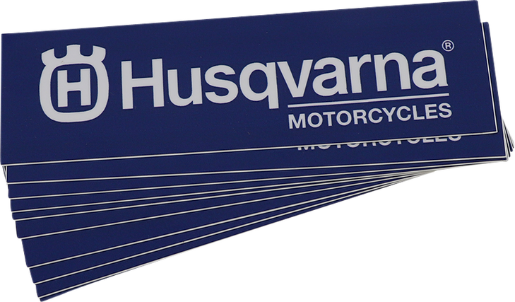 D'Cor Visuals Husqvarna Decal - 6" - 10 Pack 40-70-107