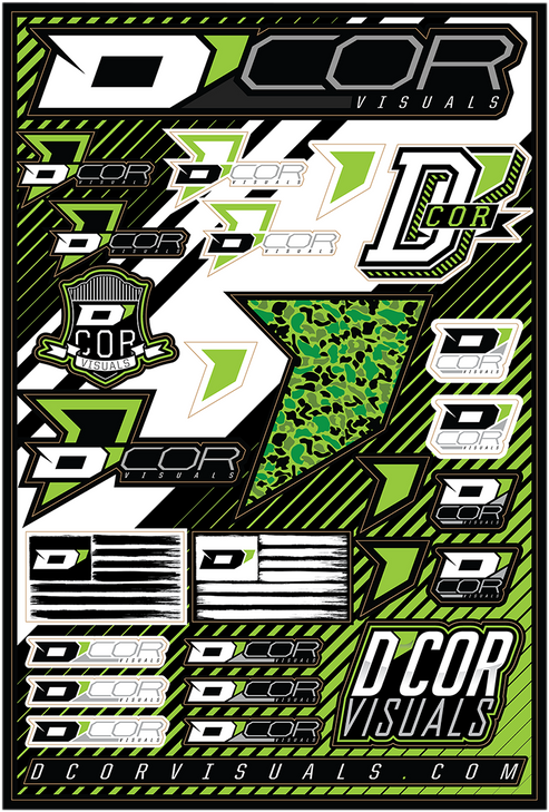D'Cor Visuals Decal Sheet - D'Cor 40-90-106