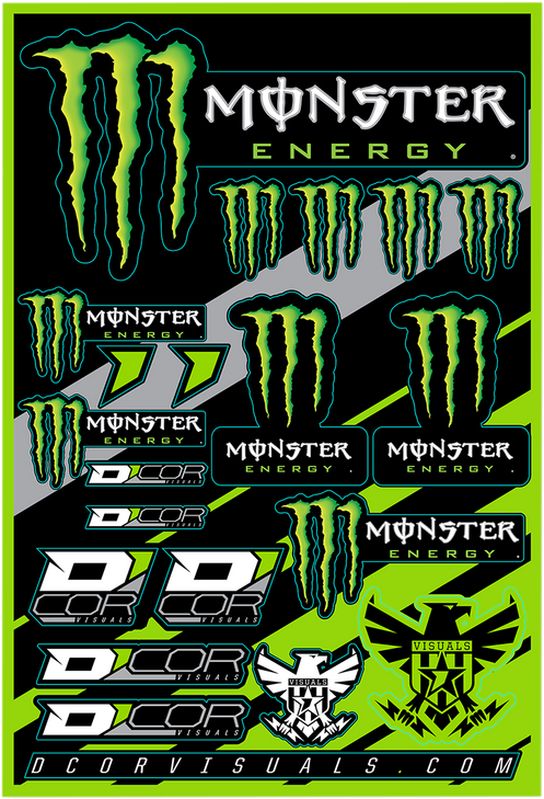 D'Cor Visuals Decal Sheet - Monster 40-90-102