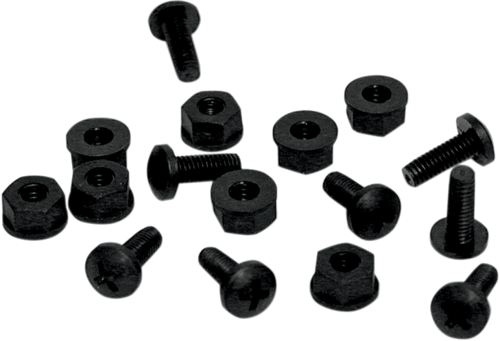 Nylon Windscreen Fastener Set - Black 32-120