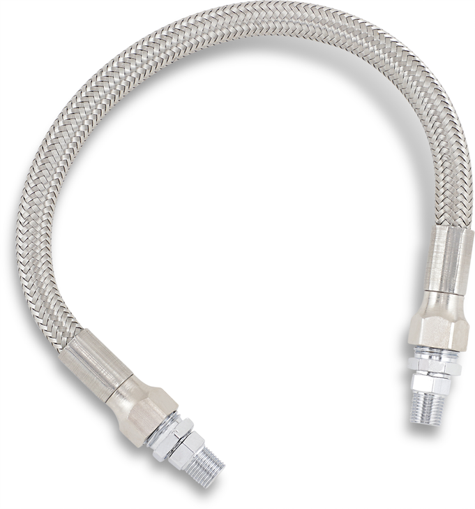 Drag Specialties Universal Oil Line - Stainless Steel - 12"
