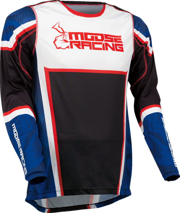 Moose Racing Agroid Jersey - Red/White/Blue/Black - 2Xl 2910-7406