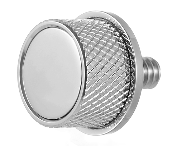 Figurati Designs Seat Mounting Knob - Stainless Steel - Smooth Fd60-Seat Kn-Ss
