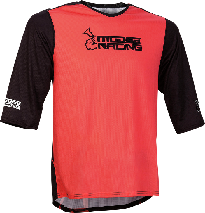 Moose Racing Mtb 3/4-Sleeve Jersey - Red - Large 5020-0246