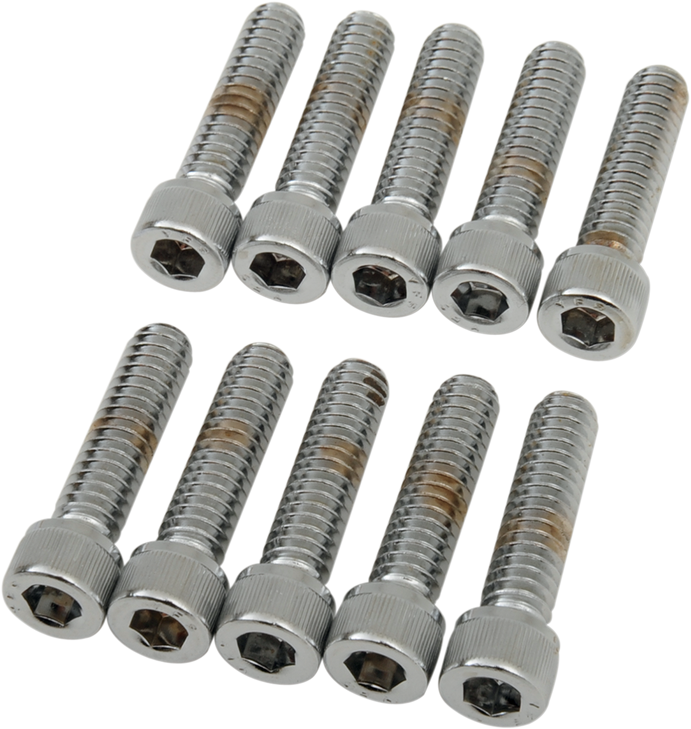 Drag Specialties Bolts - Socket-Head - Knurled - 1/4-20 X 1"