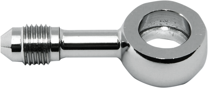 Magnum Shielding Banjo Fitting - 7/16" - An3 180 - Chrome 1703-40