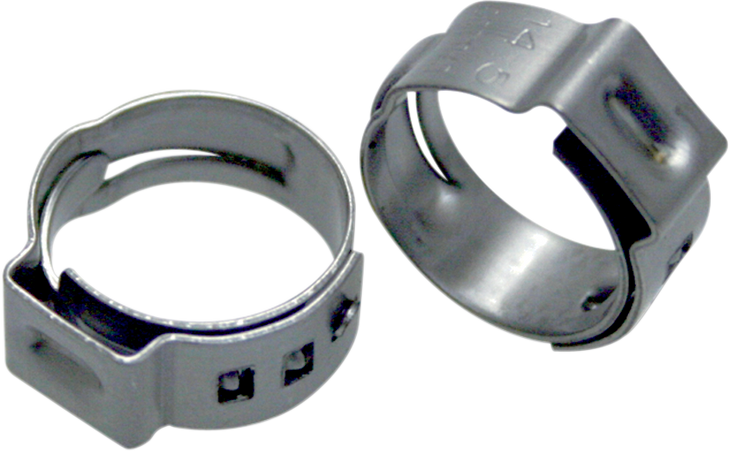 Motion Pro Ear Clamps - Fuel Line - Stepless - 12.0-14.5 Mm - 10 Pack 12-0077