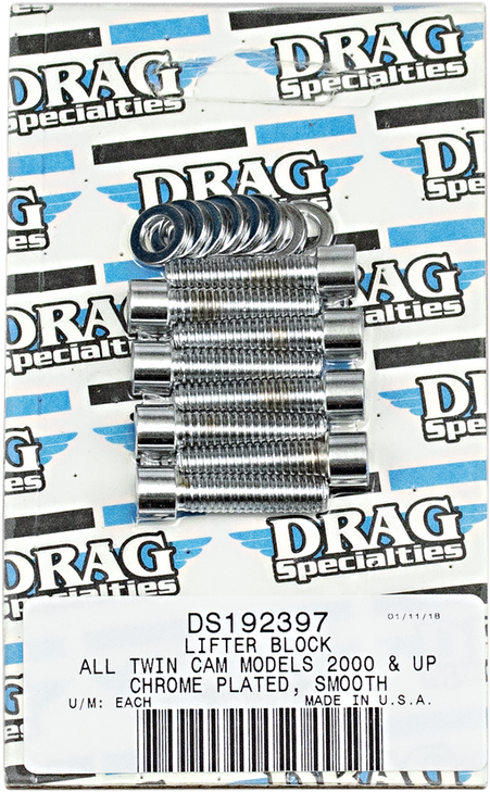 Drag Specialties Bolt Kit - Lifter - Socket-Head - Smooth - Twin Cam