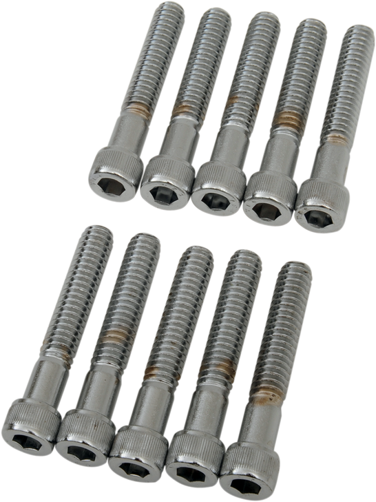 Drag Specialties Bolts - Socket-Head - Knurled - 1/4-20 X 1-1/2"