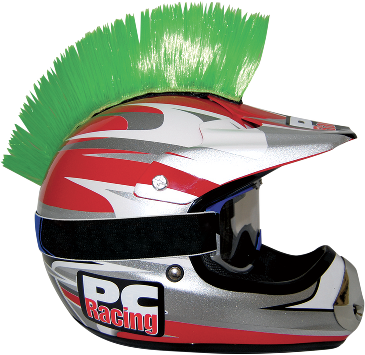 Pc Racing Helmet Mohawk - Green Pchmgreen