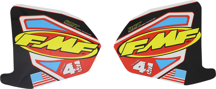 Fmf Exhaust Replacement Decal - Two Mini Wrap 4.1 014851