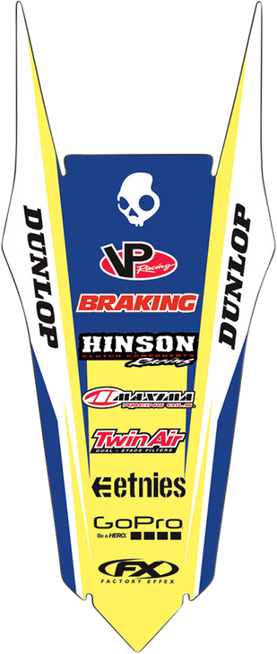 Factory Effex Rear Fender Graphic - Husqvarna 19-32620