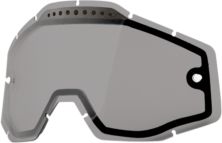 100% Accuri/Racecraft/Strata Dual Lens - Vented - Smoke 59009-00002
