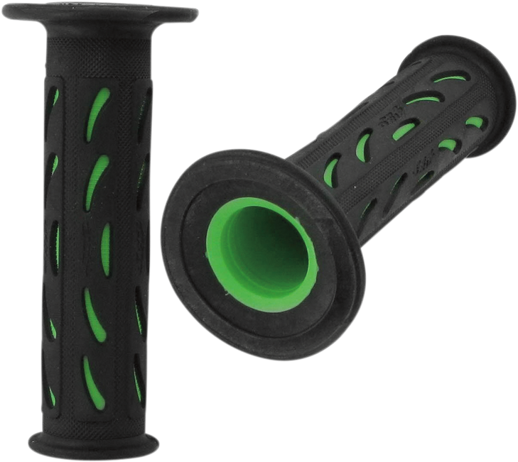 Pro Grip Grips - 724 - Open Ends - Black/Green Pa0724Oeve02