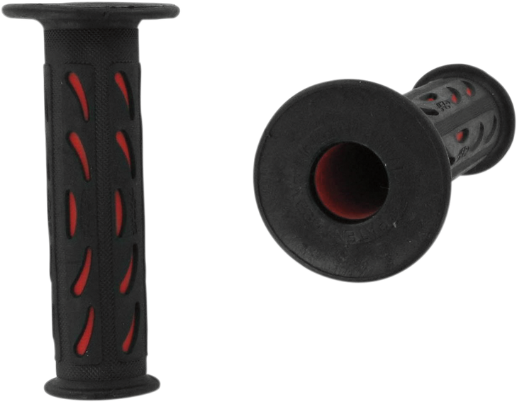 Pro Grip Grips - 724 - Open Ends - Black/Red Pa0724Oero02
