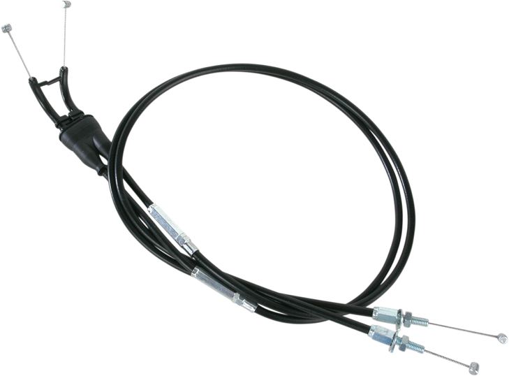 Motion Pro Black Vinyl Throttle Cable - Push/Pull - Kawasaki 03-0396