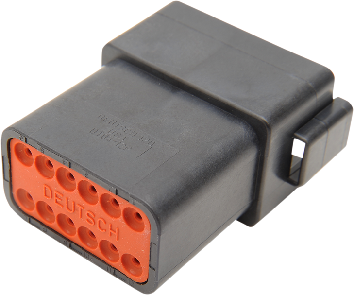 Namz Deutsch Receptacle - 12 Pin - Black Dr-12B