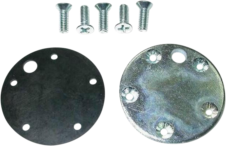 Drag Specialties Replacement Blockoff Plate With Gasket