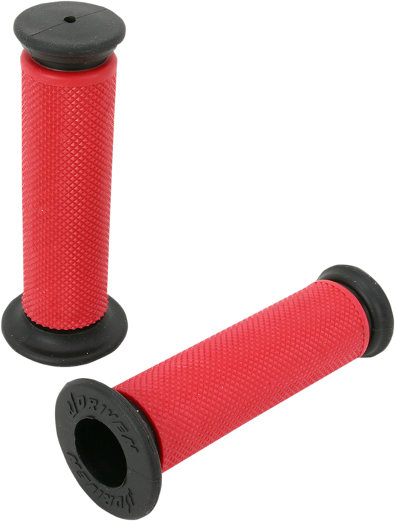 Driven Racing Grips - Diamond - Closed Ends - Red D637Rd