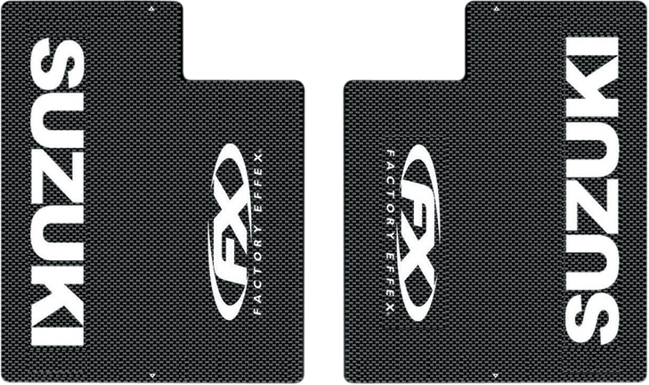 Factory Effex Carbon Fiber Fork Shield - Suzuki 08-38406