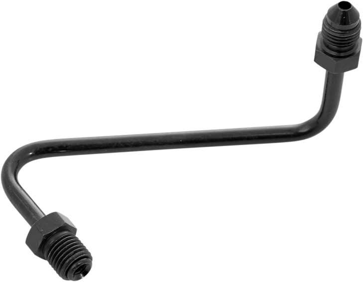 Goodridge Tube Adapter - Double Bend - Black 666-03Zbk