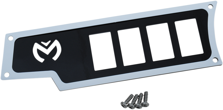Moose Utility Dash Plate - Left - White 100-4341-Pu
