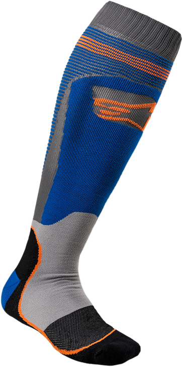 Mx Plus 1 Socks - Blue/Orange - Small/Medium 4701820-7042-Sm