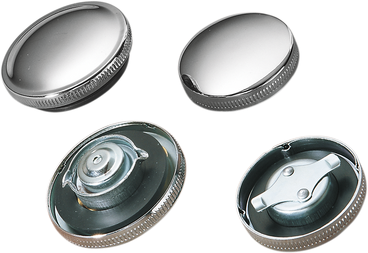 Drag Specialties Gas Cap - Vented - Chrome
