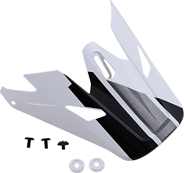 Z1R Rise Visor - Evac - Gloss White/Black/Gray